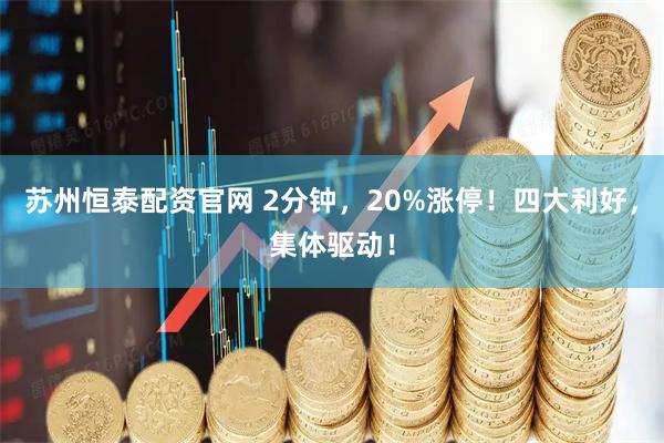 苏州恒泰配资官网 2分钟，20%涨停！四大利好，集体驱动！